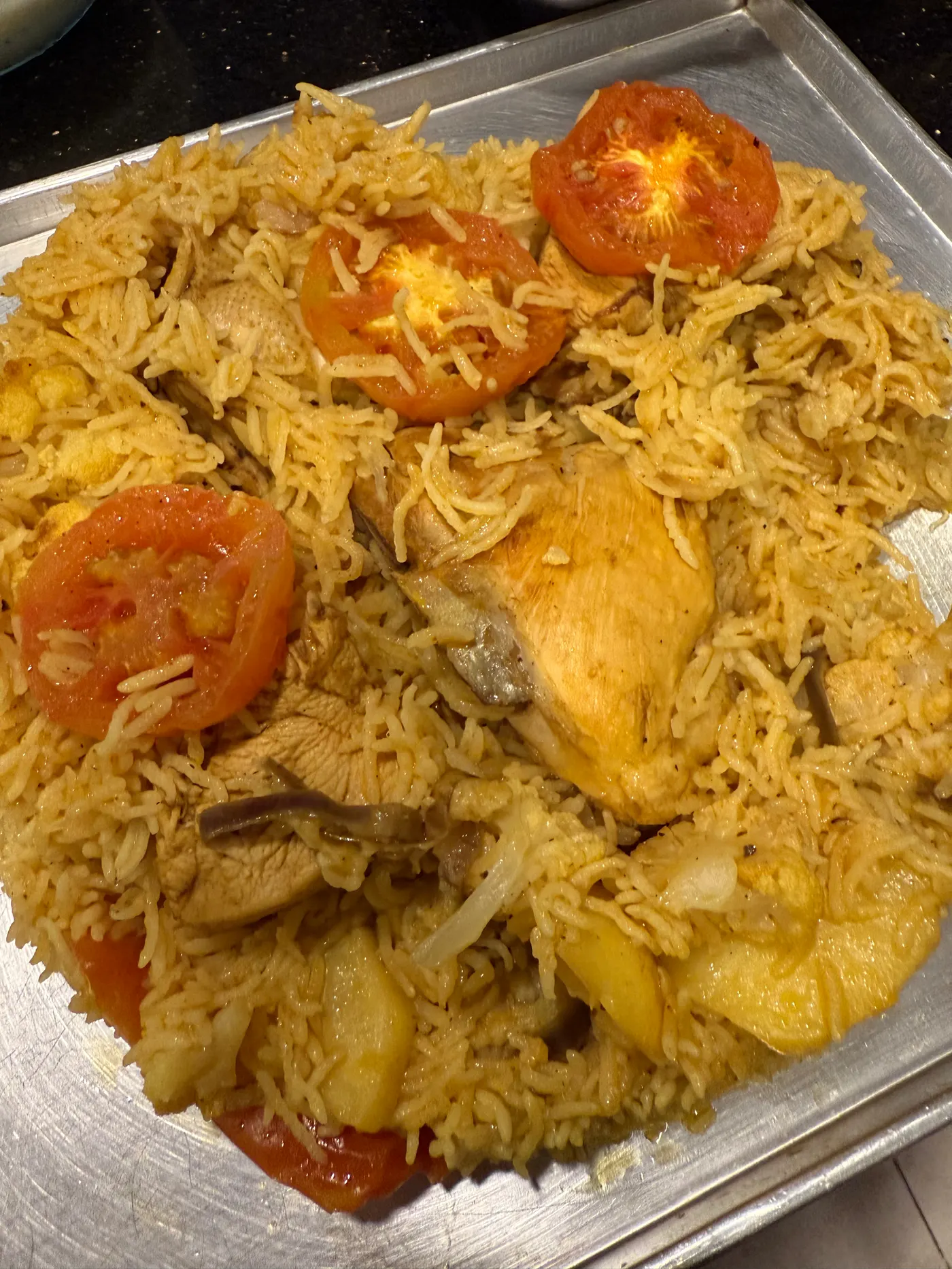 Nasi Arab Maqluba (terbalik)