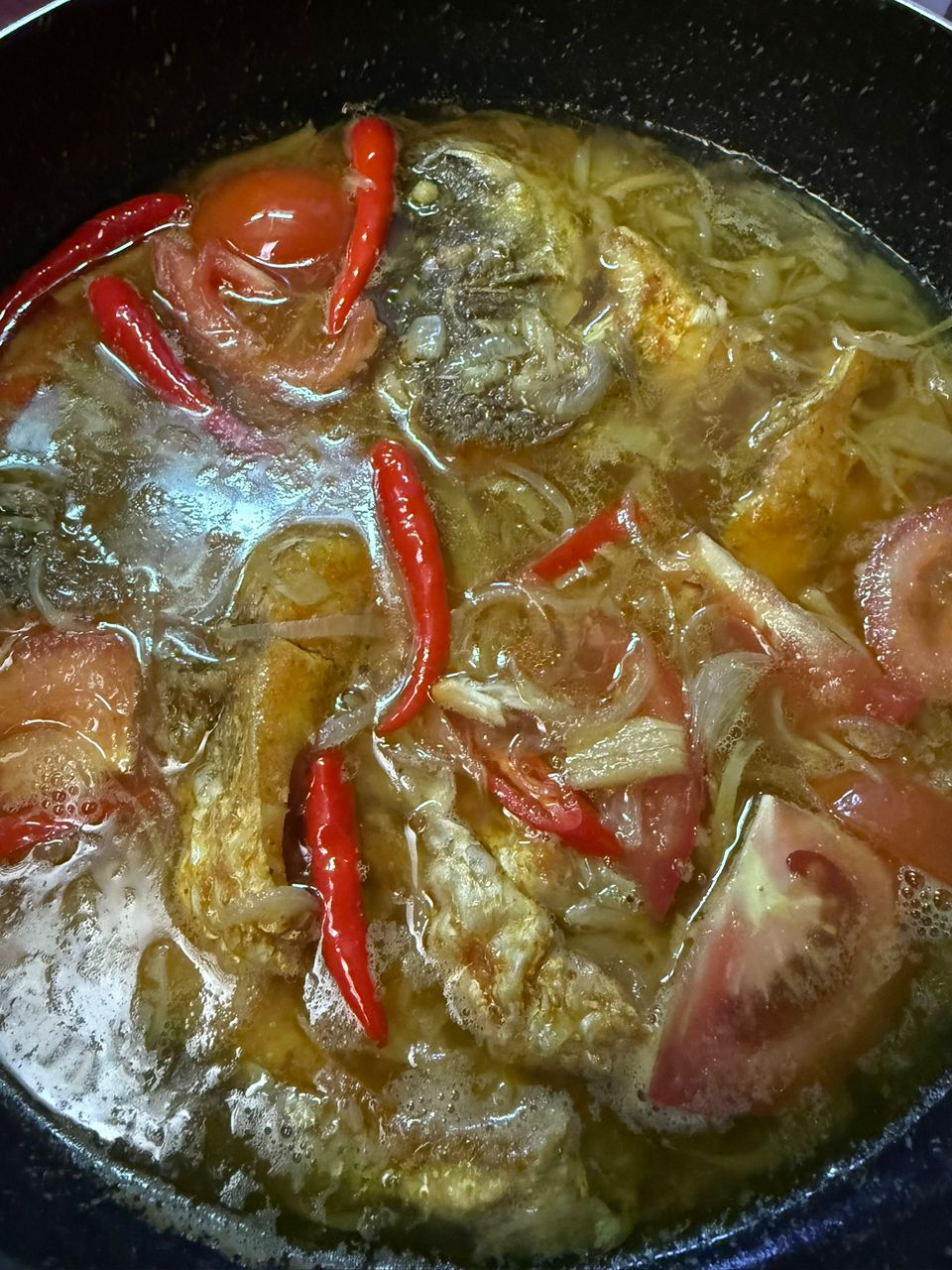 Ikan Siakap Masak Asam Jawa Sempoi