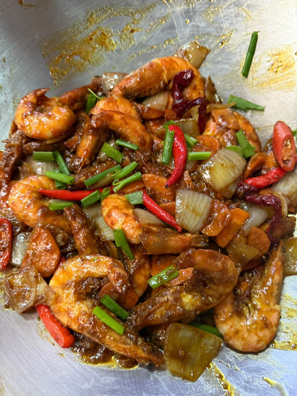 Udang Masak Sos Tiram