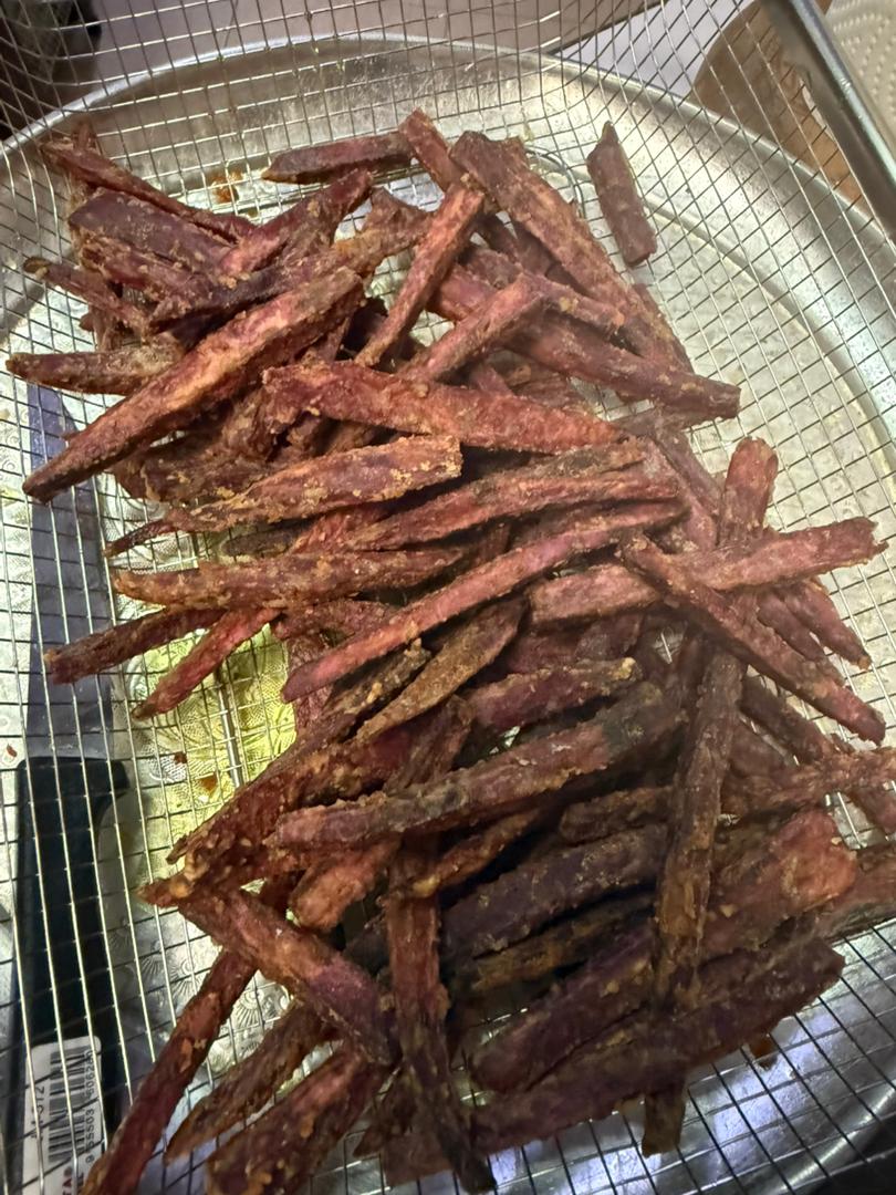 Crispy Purple Sweet Potato Fries