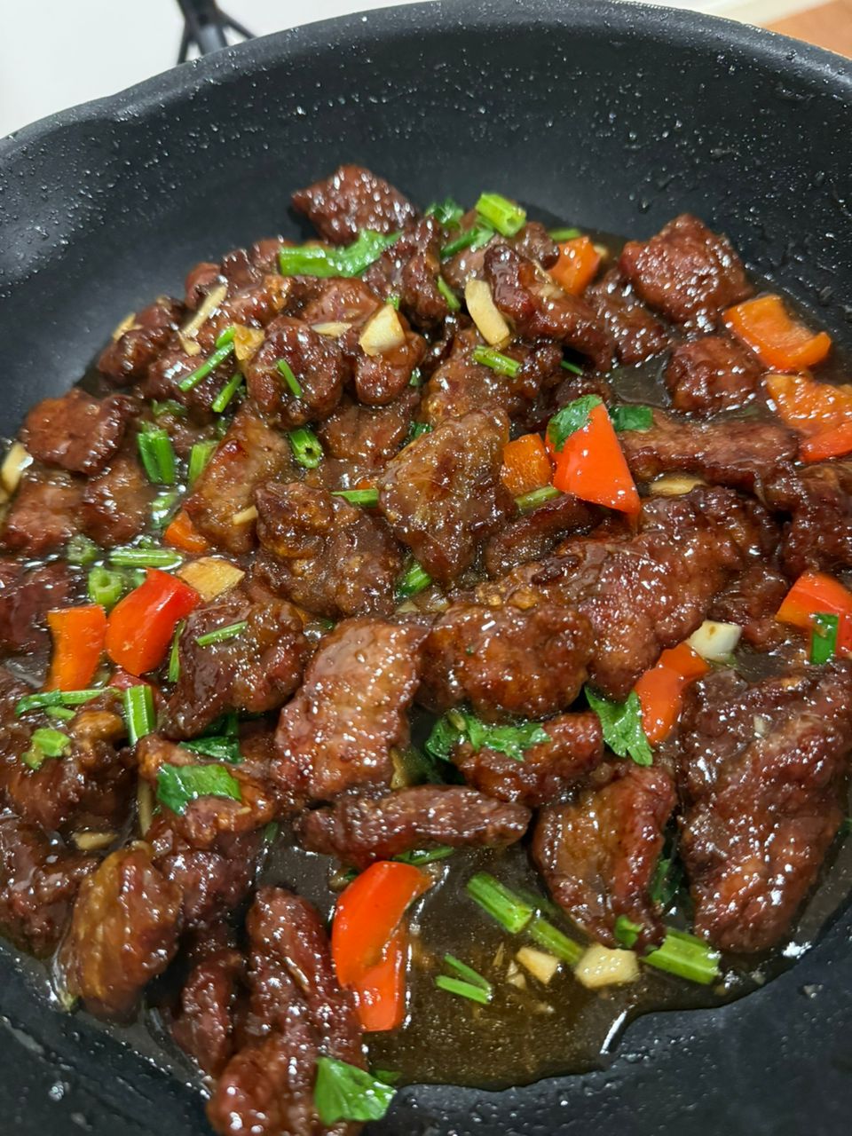 Mongolian Beef (versi Mudah)