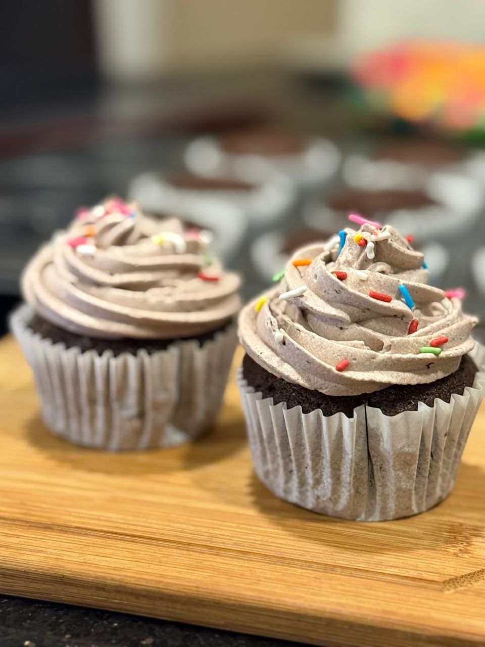Chocolate Cupcakes (tanpa Telur) & Whipped Cream