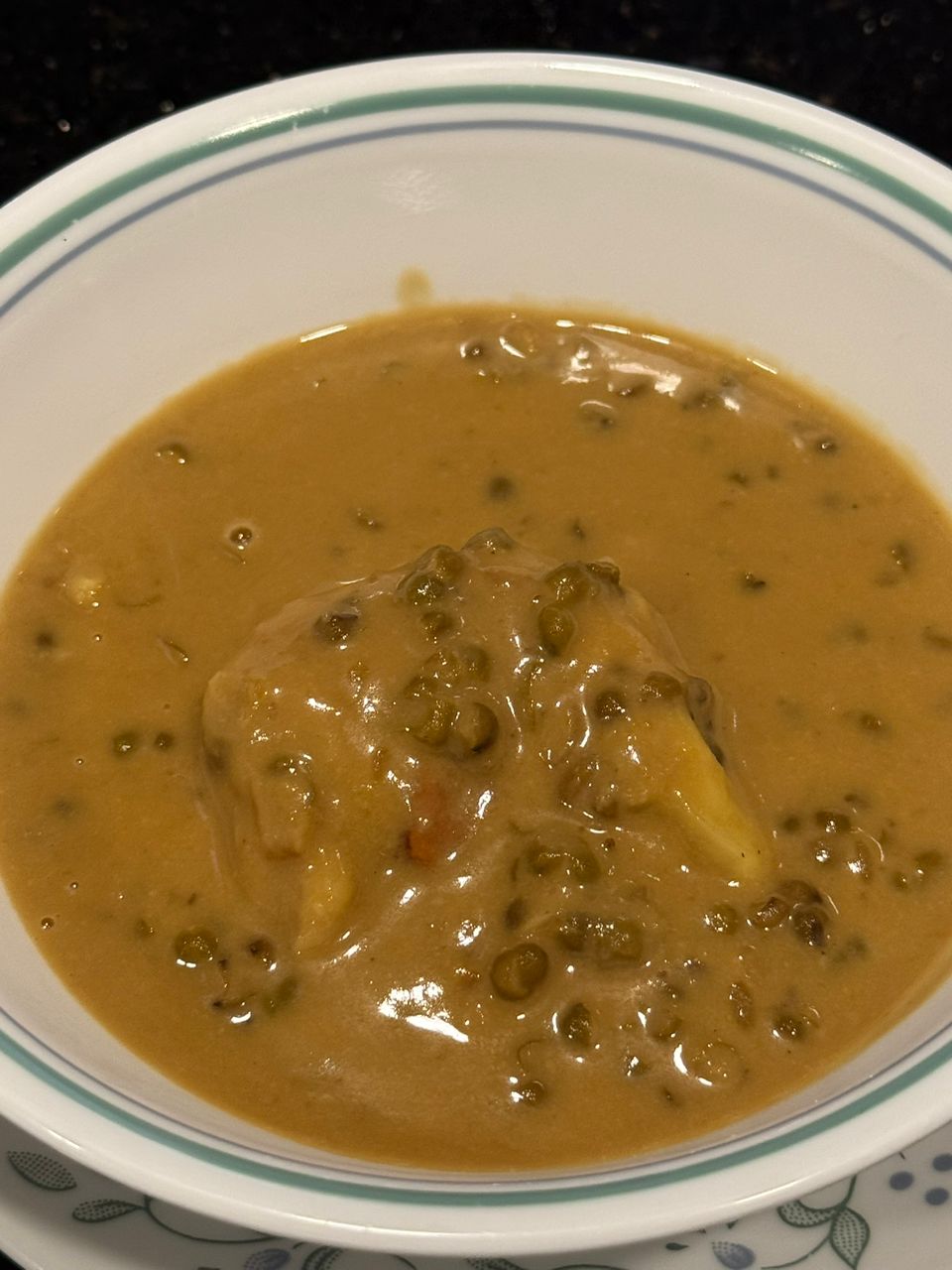 Bubur Kacang Hijau Bersama Durian
