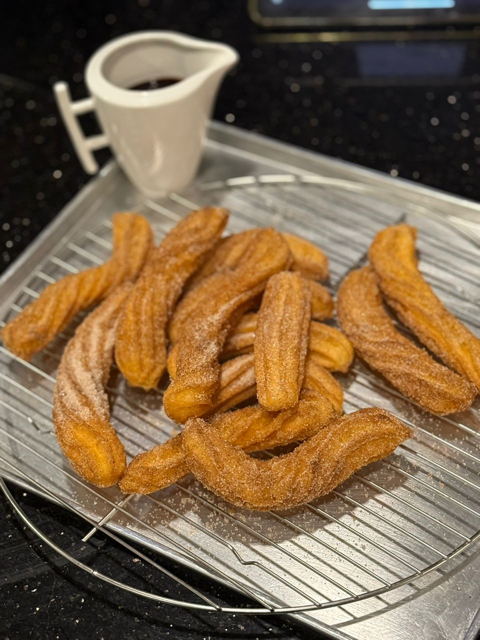 Easy Churros & Chocolate Dipping Sauce
