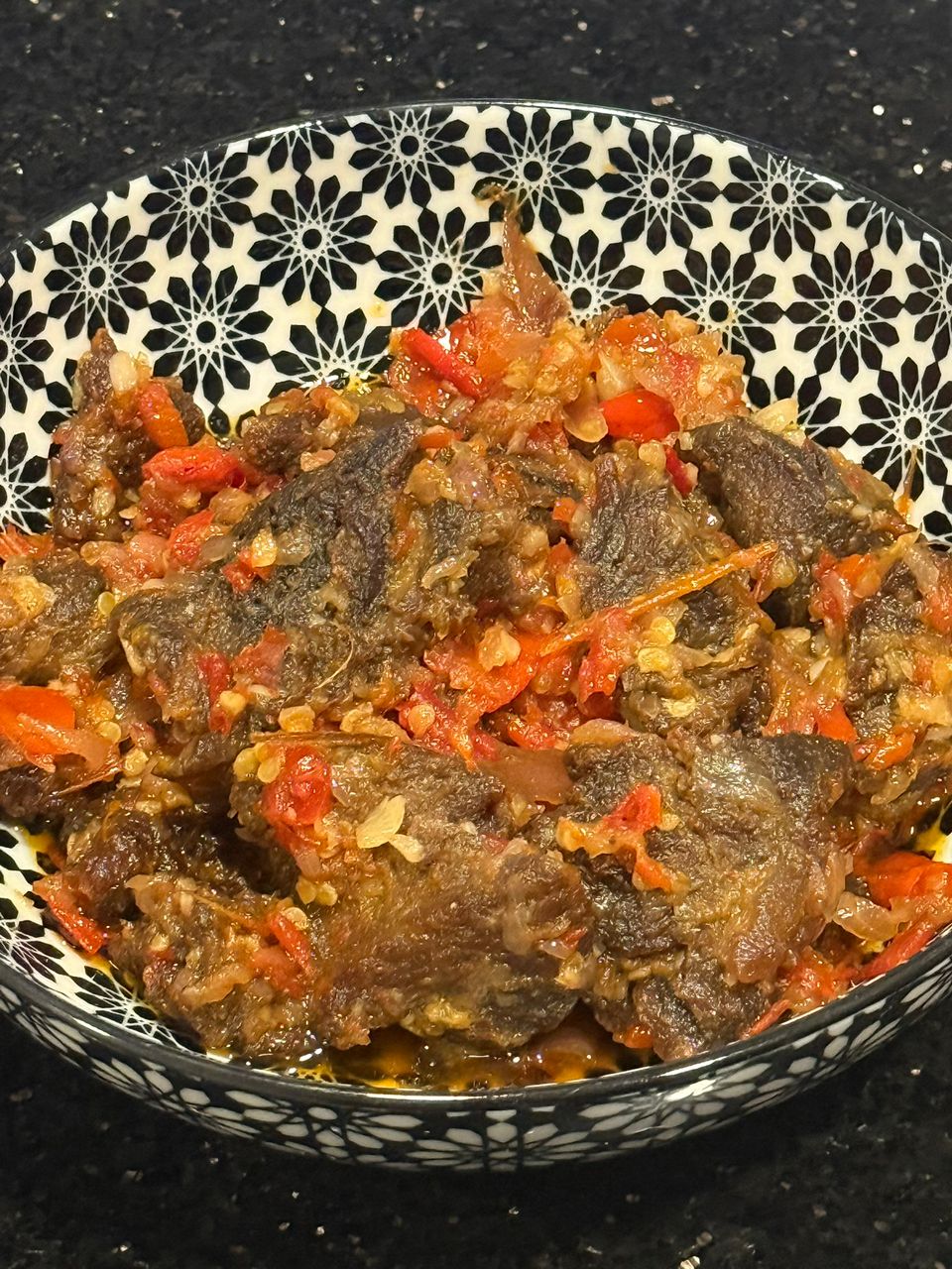 Daging Berlado Ala Padang